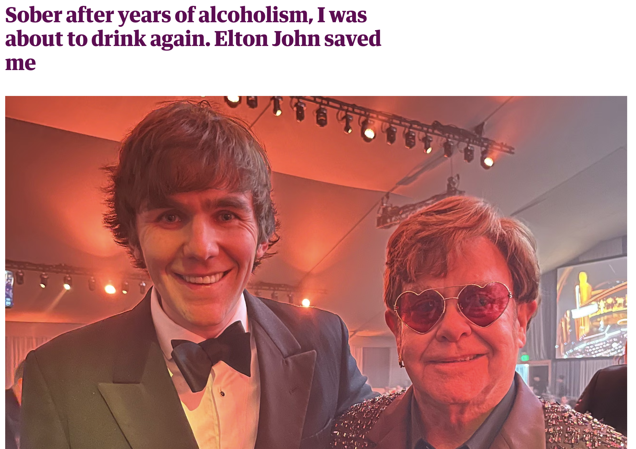 Sir El Tom Elton John tribute performance.